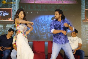 Kabzaa Pre-Release Press Meet attended by Upendra and Shriya Saran