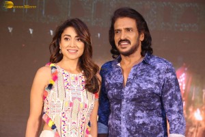 Kabzaa Pre-Release Press Meet attended by Upendra and Shriya Saran