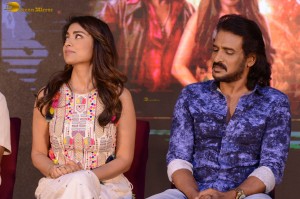 Kabzaa Pre-Release Press Meet attended by Upendra and Shriya Saran