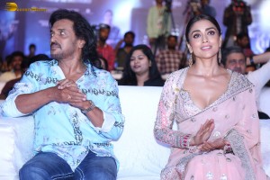 Kabzaa Song Launch attended by Upendra and Shriya Saran