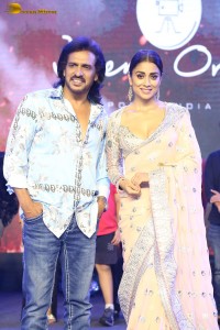Kabzaa Song Launch attended by Upendra and Shriya Saran
