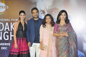 Kadak Singh Screening attended by Pankaj Tripathi, Sanjana Sanghi, Jaya Ahsan, Niharica Raizada, and others