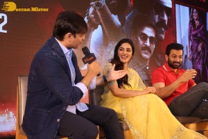 Kaduva trailer launch attended by Prithviraj Sukumaran, Vivek Oberoi and Samyukta Menon