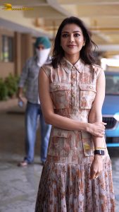 actress kajal aggarwal cute in rain