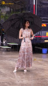 actress kajal aggarwal cute in rain