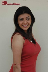 Actress Kajal Aggarwal photoshoot in a pink sleeveless top