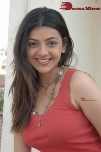 Actress Kajal Aggarwal photoshoot in a pink sleeveless top