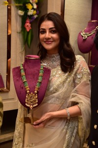 Kajal Aggarwal launches Devi Pavitra Jewellery Store in Kukatpally, Hyderabad