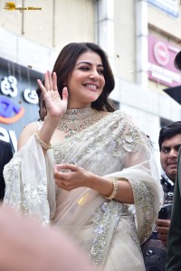 Kajal Aggarwal launches Devi Pavitra Jewellery Store in Kukatpally, Hyderabad