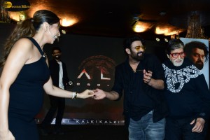 Kalki 2898 AD Trailer Launch attended by Prabhas, Deepika Padukone, Amitabh Bachchan, Aswani Dutt, and others