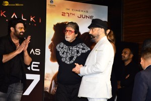 Kalki 2898 AD Trailer Launch attended by Prabhas, Deepika Padukone, Amitabh Bachchan, Aswani Dutt, and others