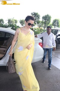 Kangana Ranaut Photoshoot in a Yellow Saree