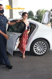 Kangana Ranaut at the Airport on March 1, 2022