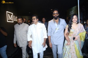 Kannappa Teaser Launch attended by Manchu Vishnu, Mohan Babu, Sarathkumar, Preity Mukhundhan, Madhubala, and others