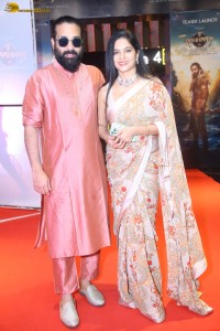 Kannappa Teaser Launch attended by Manchu Vishnu, Mohan Babu, Sarathkumar, Preity Mukhundhan, Madhubala, and others