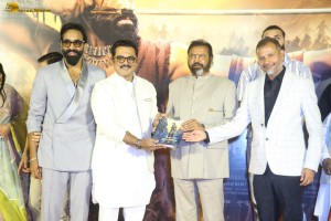 Kannappa Teaser Launch attended by Manchu Vishnu, Mohan Babu, Sarathkumar, Preity Mukhundhan, Madhubala, and others