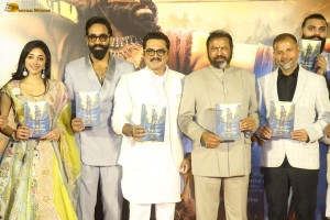 Kannappa Teaser Launch attended by Manchu Vishnu, Mohan Babu, Sarathkumar, Preity Mukhundhan, Madhubala, and others