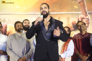 Kannappa Teaser Launch attended by Manchu Vishnu, Mohan Babu, Sarathkumar, Preity Mukhundhan, Madhubala, and others