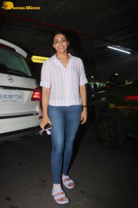 Rishab Shetty and Sapthami Gowda arrive in Mumbai to promote their film Kantara