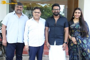 Kantara press meet attended by Rishab Shetty, Sapthami Gowda and Allu Aravind