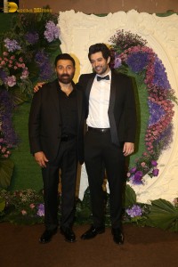 Karan Deol and Drisha Acharya’s Wedding Reception attended by Sunny Deol, Bobby Deol, Dharmendra, Salman Khan, Aamir Khan, Shatrughan Sinha and others