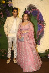 Karan Deol and Drisha Acharya’s Wedding Reception attended by Sunny Deol, Bobby Deol, Dharmendra, Salman Khan, Aamir Khan, Shatrughan Sinha and others