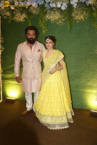 Karan Deol and Drisha Acharya’s Sangeet Ceremony attended by Sunny Deol, Bobby Deol, Dharmendra, and others