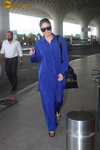 bollywood actress Kareena Kapoor in a blue dress