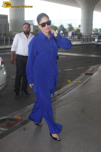 bollywood actress Kareena Kapoor in a blue dress