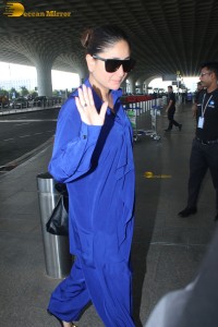 bollywood actress Kareena Kapoor in a blue dress