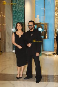 Saif Ali Khan and his wife Kareena Kapoor visit Tiffany store at Jio World Plaza