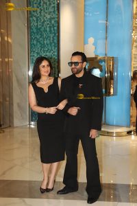 Saif Ali Khan and his wife Kareena Kapoor visit Tiffany store at Jio World Plaza