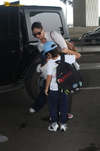 Actor couple Saif Ali Khan and Kareena Kapoor spotted at Mumbai Airport on October 16, 2024
