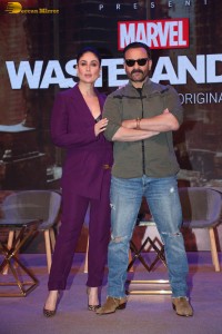 Saif Ali Khan and Kareena Kapoor Khan speak at Marvel’s Wastelanders Audible Series Launch