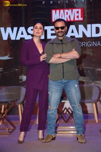 Saif Ali Khan and Kareena Kapoor Khan speak at Marvel’s Wastelanders Audible Series Launch