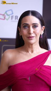 karishma kapoor gorgeous in a red dress