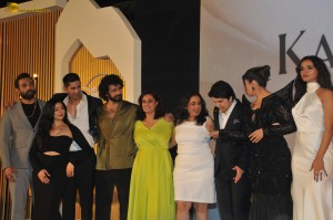 Karmma Calling Trailer Launch attended by Raveena Tandon, Namrata Sheth, and Varun Sood