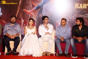 Karthikeya 2 movie team including actors Nikhil Siddhartha and Anupama Parameswaran holds a press meet