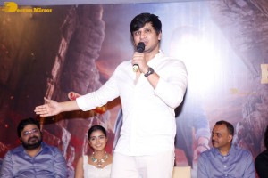 Karthikeya 2 movie team including actors Nikhil Siddhartha and Anupama Parameswaran holds a press meet