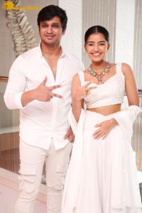 Karthikeya 2 movie team including actors Nikhil Siddhartha and Anupama Parameswaran holds a press meet