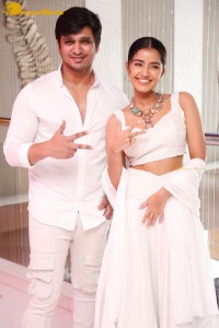 Karthikeya 2 movie team including actors Nikhil Siddhartha and Anupama Parameswaran holds a press meet