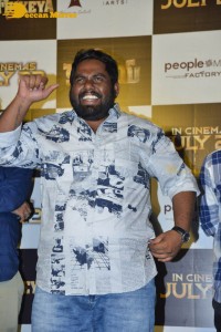 Actors Nikhil Siddharth and Anupama Parameswaran attend the trailer launch of their film Karthikeya 2