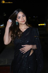 actress kashmira pardeshi in a black saree