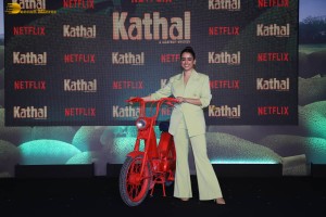 Kathal Trailer Launch attended by Sanya Malhotra, Ekta Kapoor, Rajpal Yadav and others