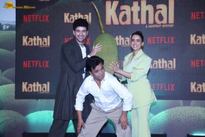 Kathal Trailer Launch attended by Sanya Malhotra, Ekta Kapoor, Rajpal Yadav and others