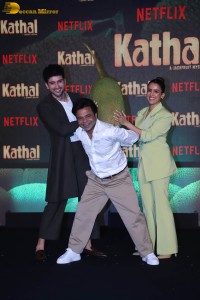 Kathal Trailer Launch attended by Sanya Malhotra, Ekta Kapoor, Rajpal Yadav and others
