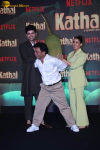 Kathal Trailer Launch attended by Sanya Malhotra, Ekta Kapoor, Rajpal Yadav and others