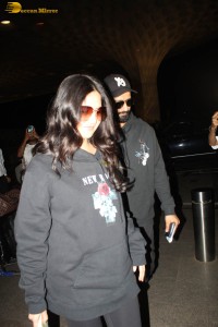 Katrina Kaif and Vicky Kaushal at Mumbai Airport on June 15, 2023