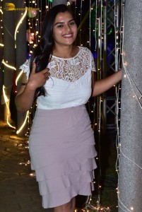 Telugu Actress Kavya Kalyanram attractive looks during a photoshoot