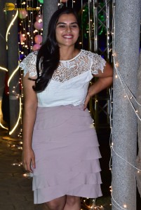 Telugu Actress Kavya Kalyanram attractive looks during a photoshoot